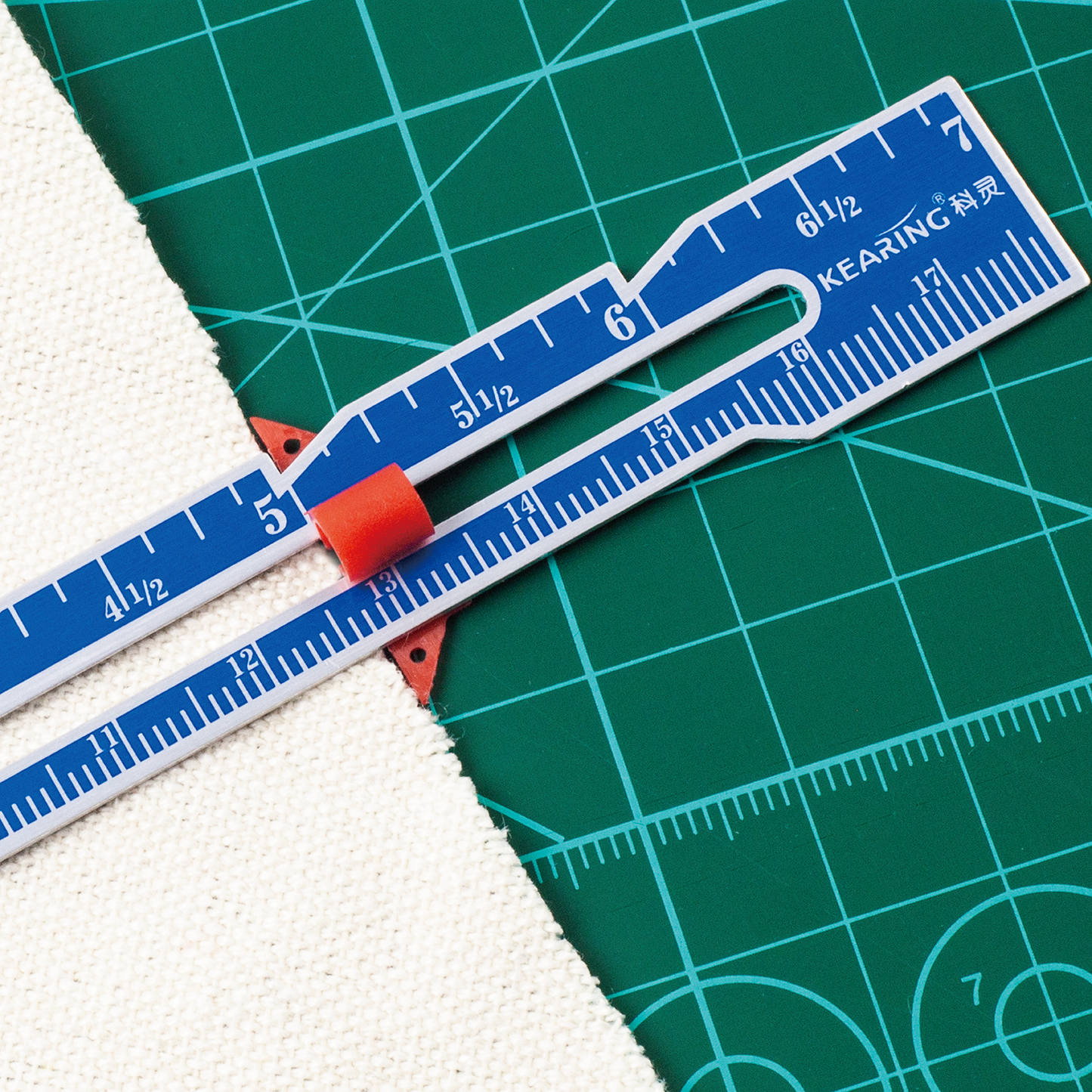 Sliding Marker Sewing Gauge for Hems, Tucks, Pleats, Buttonholes - 6" or 7"