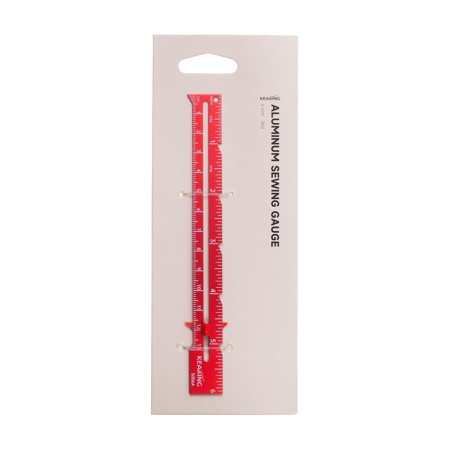 Sliding Marker Sewing Gauge for Hems, Tucks, Pleats, Buttonholes - 6" or 7"