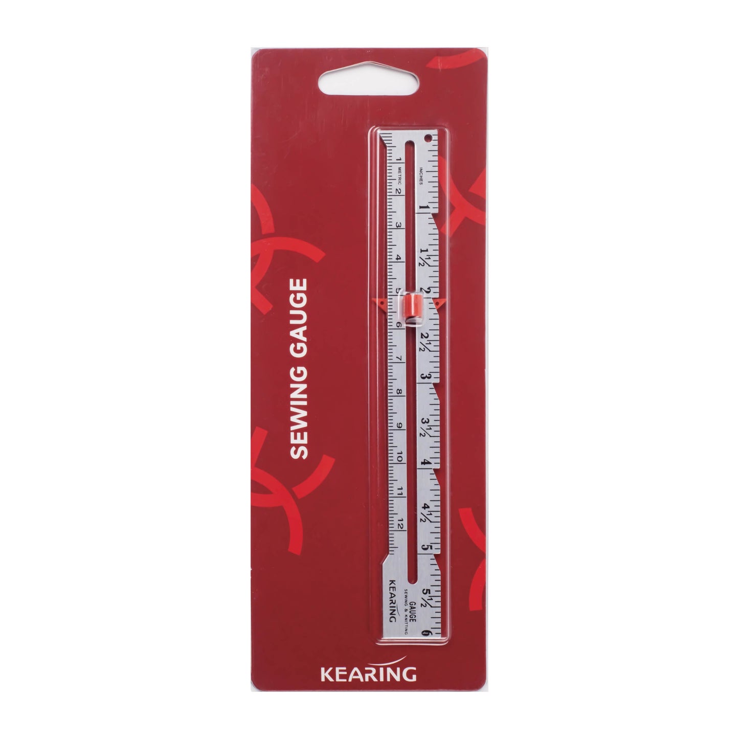 Sliding Marker Sewing Gauge for Hems, Tucks, Pleats, Buttonholes - 6" or 7"