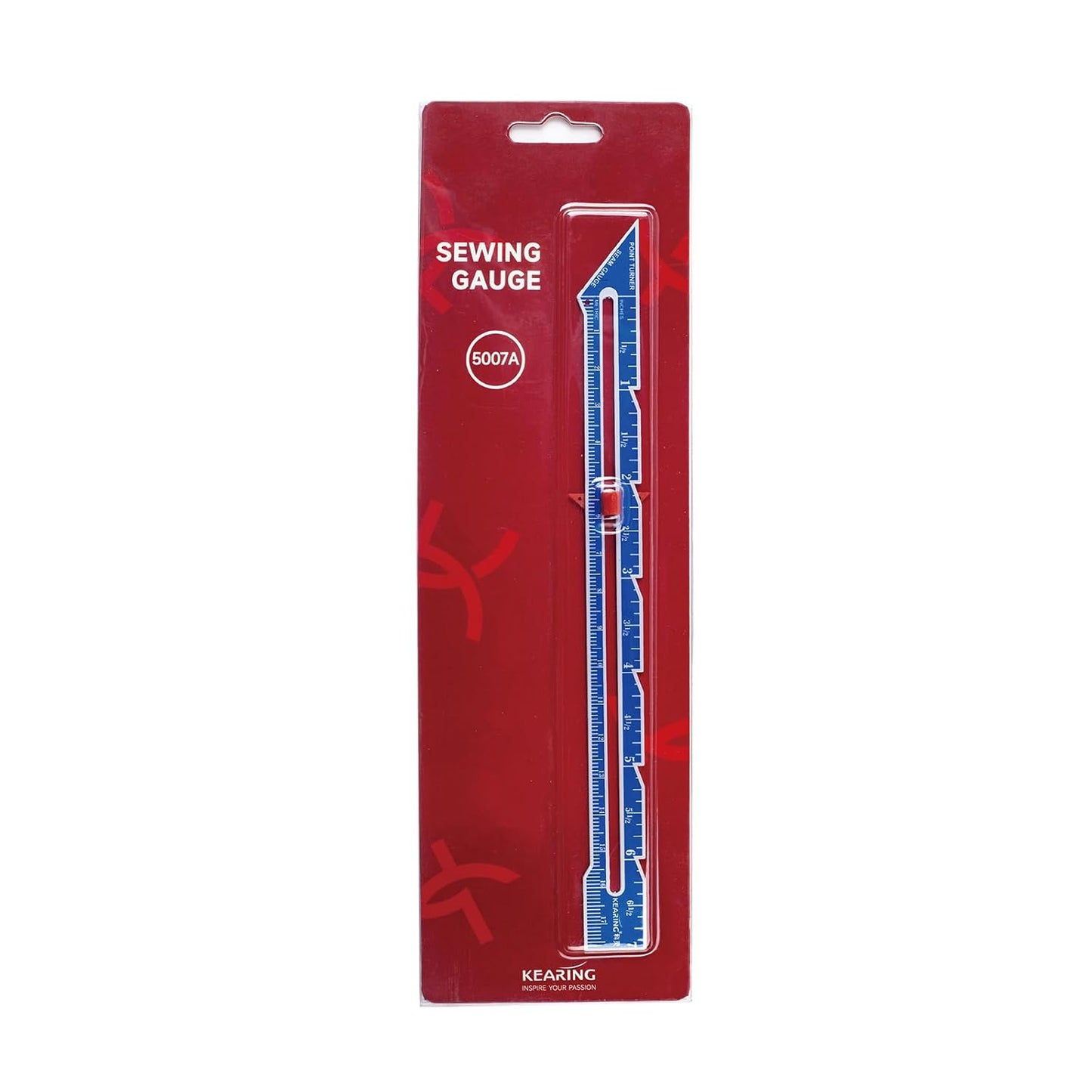 Sliding Marker Sewing Gauge for Hems, Tucks, Pleats, Buttonholes - 6" or 7"