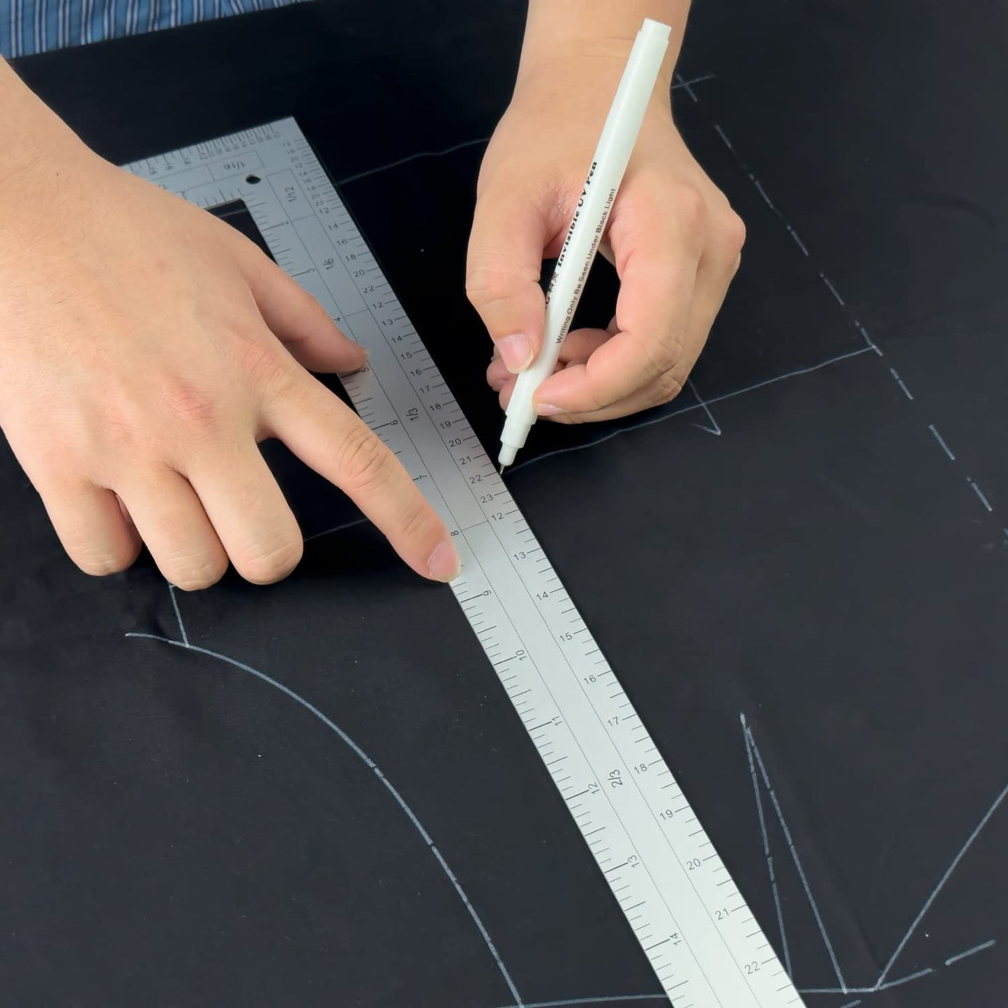 Double Sided L Square Ruler, Aviation Aluminum Ruler