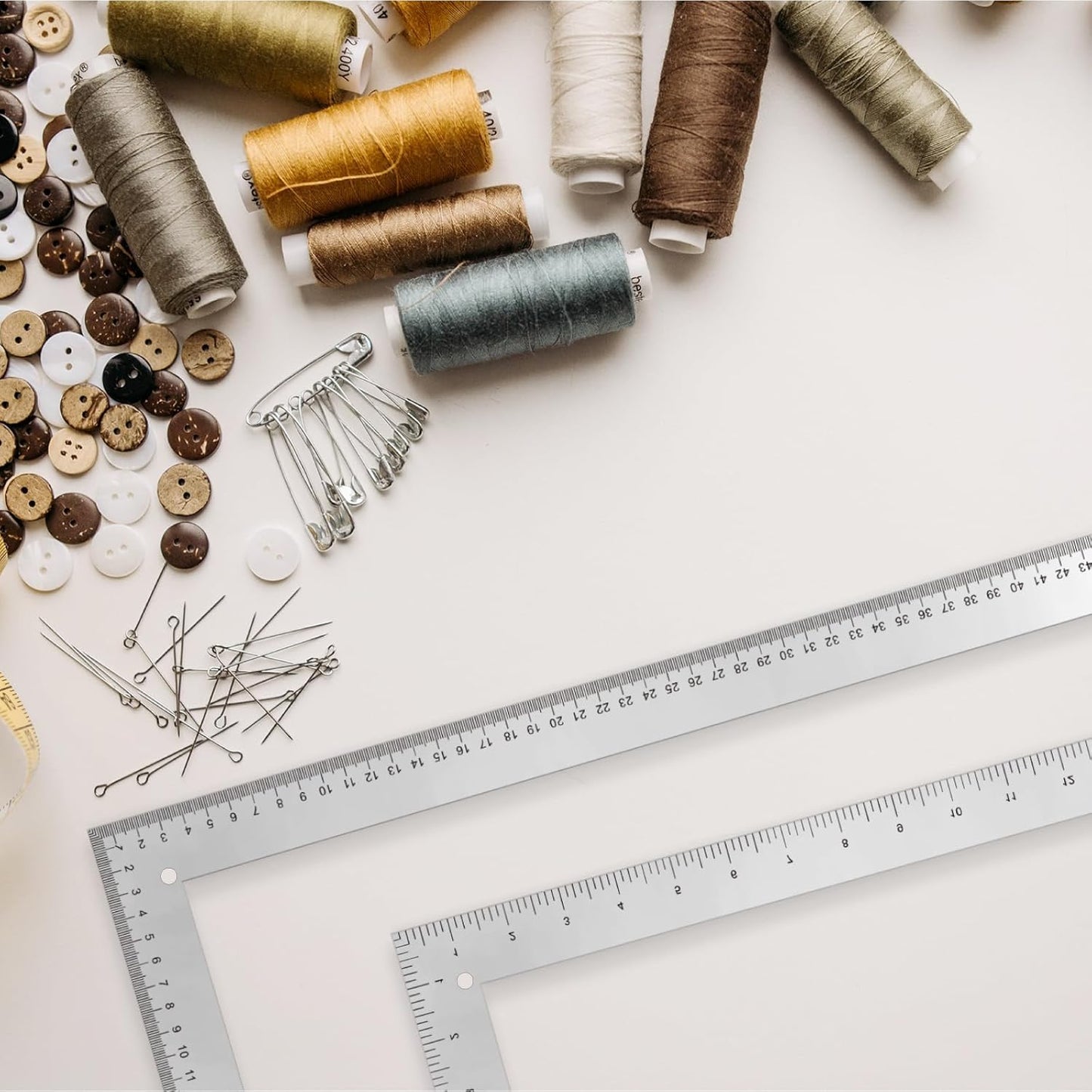 Double Sided L Square Ruler, Aviation Aluminum Ruler