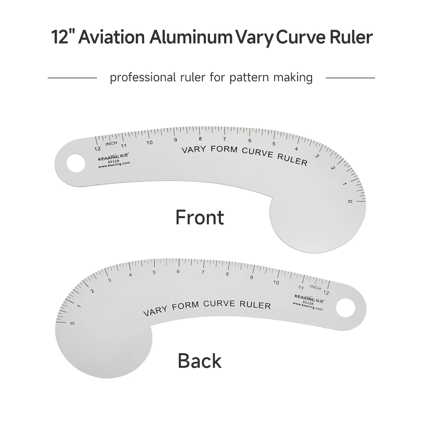 Vary Form Curve Ruler for Sewing, Pattern Making, Quilting, Heavy Duty