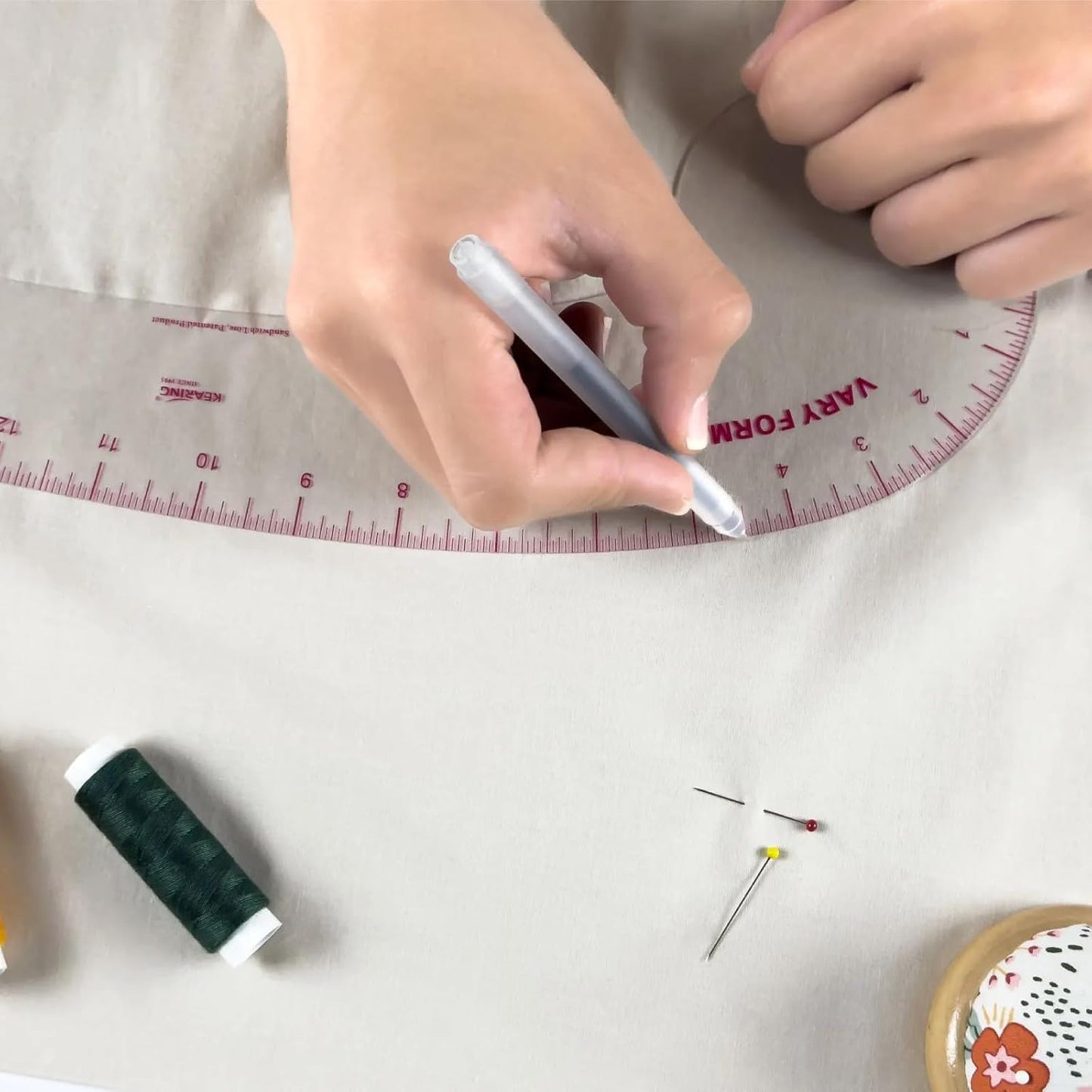 Vary Form Curve Ruler for Sewing, Pattern Making, French Curve Ruler Clear
