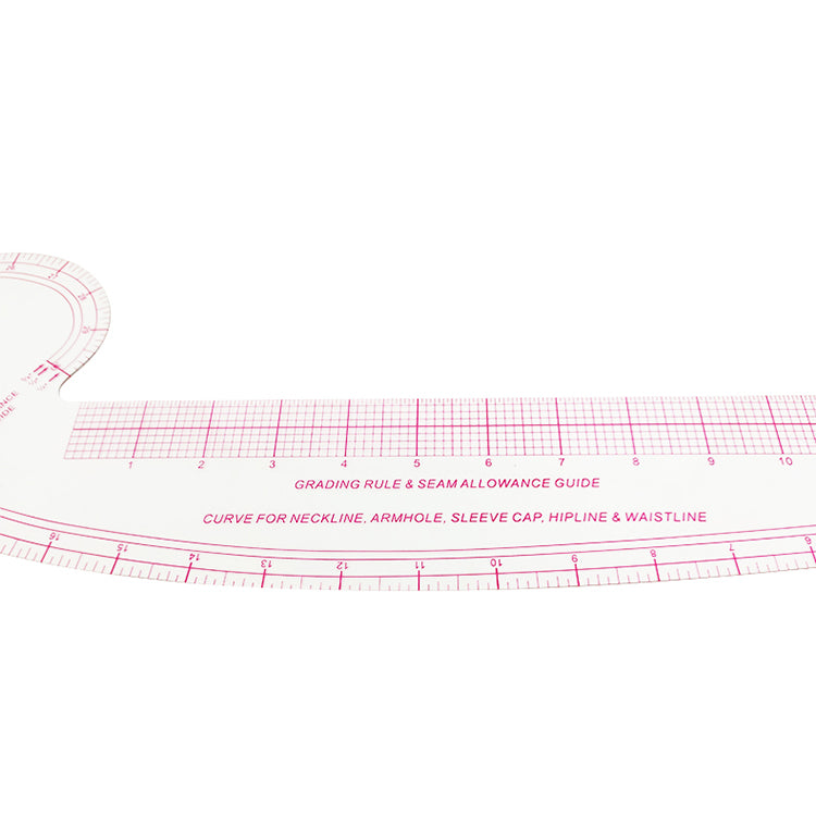3-in-1 French Curve, Hip curve and Straight Ruler, Vary Form Curve Ruler - 16"