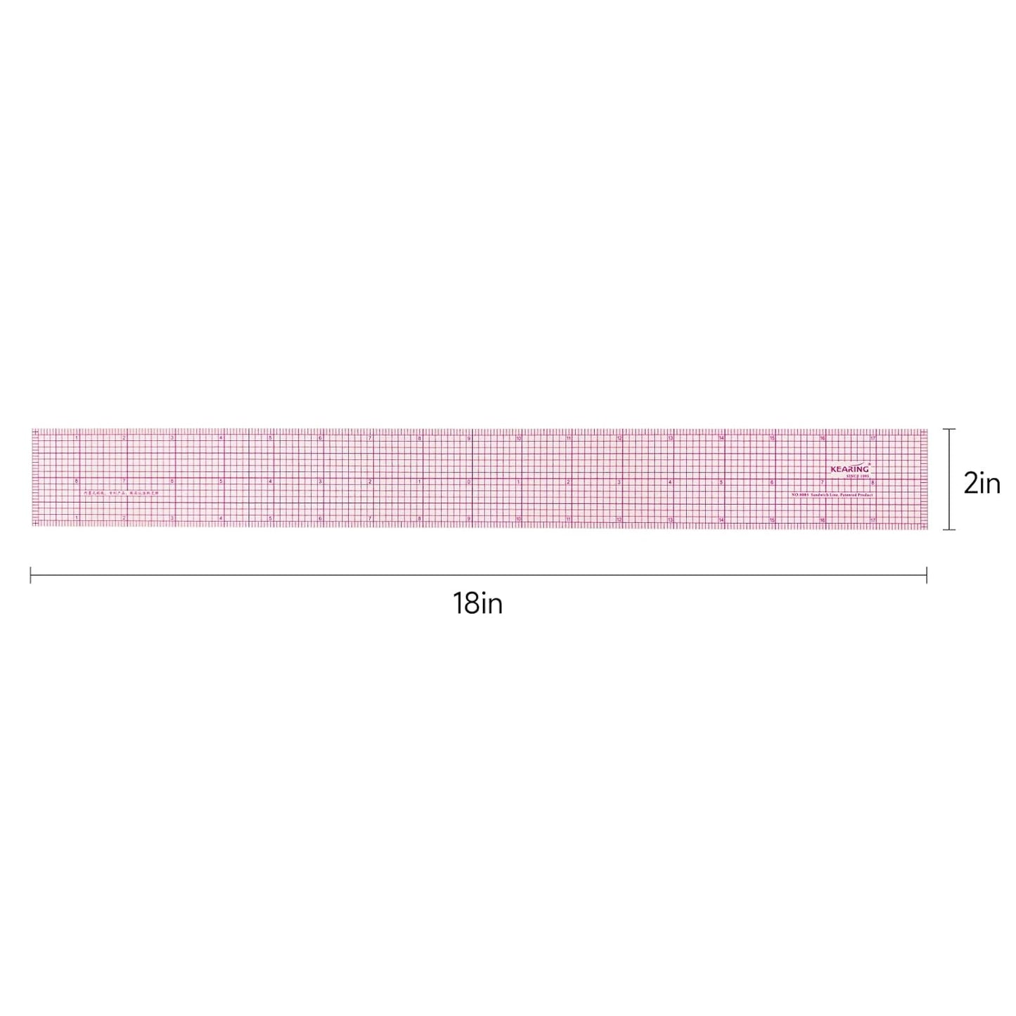 Clear Sewing Graph Ruler, Fashion Design Ruler