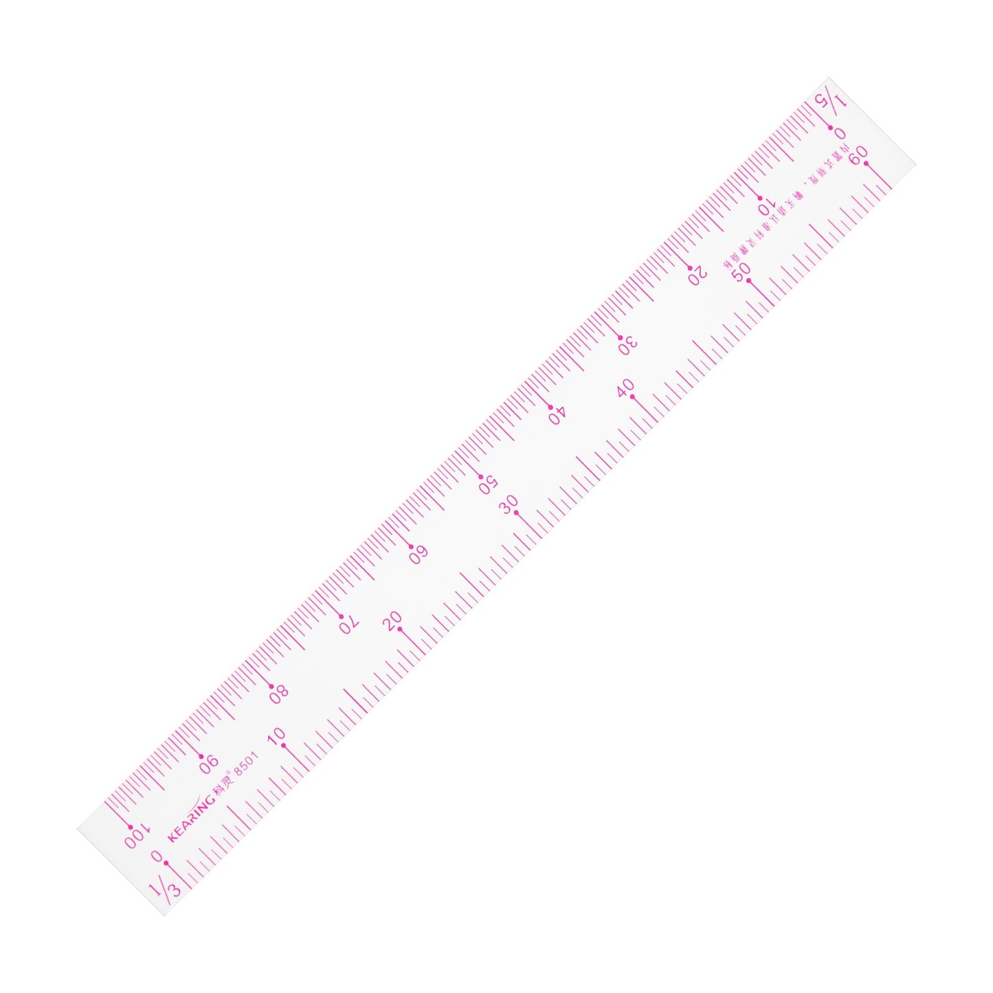 Plastic Scale Ruler 1.2mm Thick – Assorted Sizes - 8"