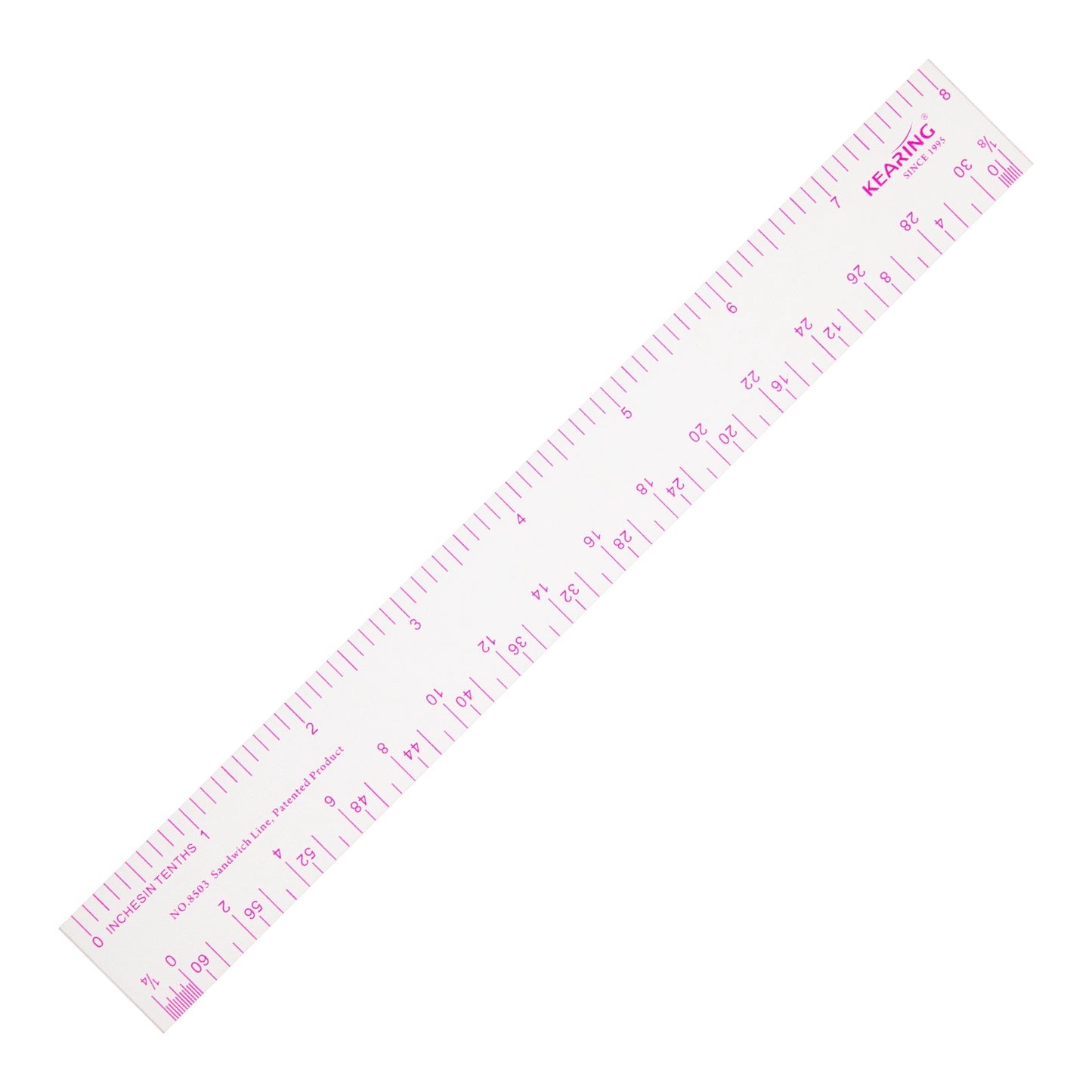 Plastic Scale Ruler 1.2mm Thick – Assorted Sizes - 8"