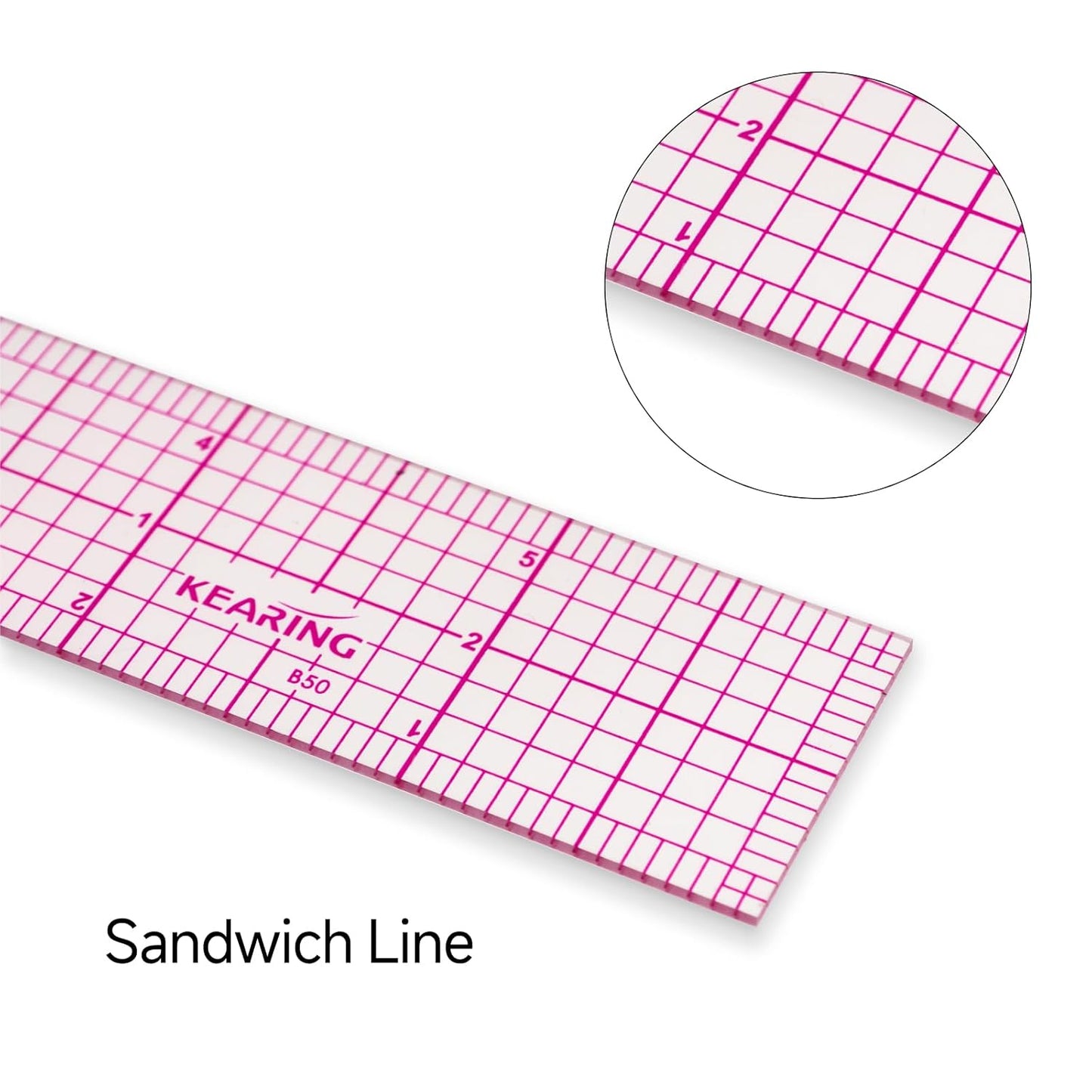 Clear Sewing Graph Ruler, Fashion Design Ruler