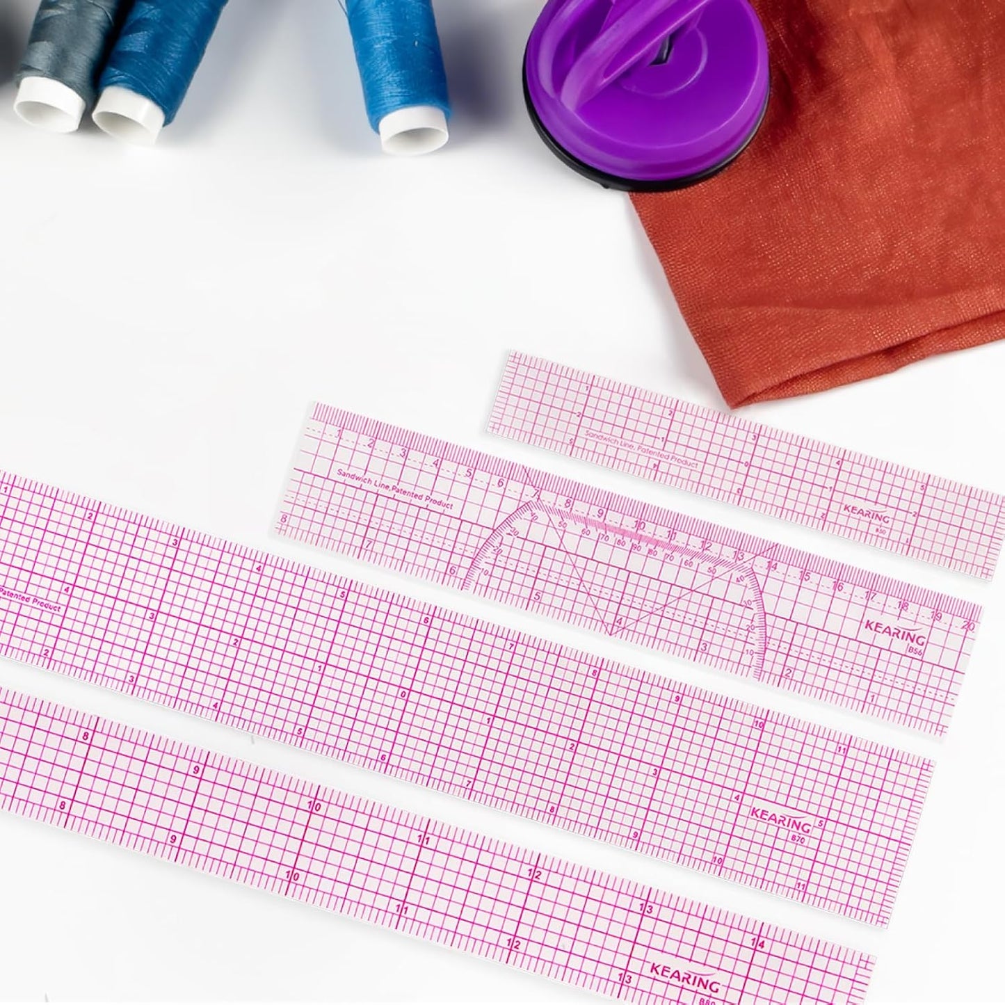 Clear Sewing Graph Ruler, Fashion Design Ruler