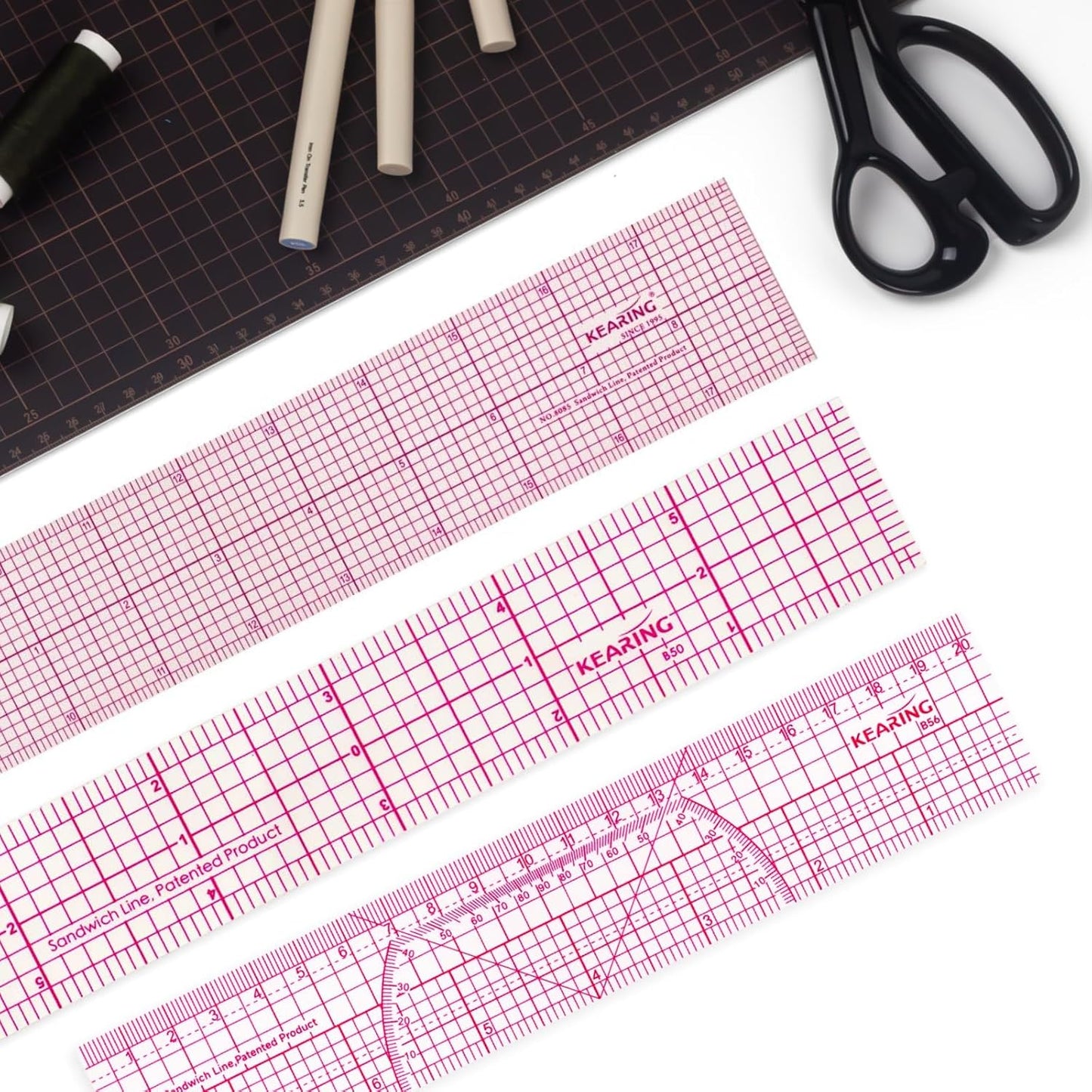 Clear Sewing Graph Ruler, Fashion Design Ruler