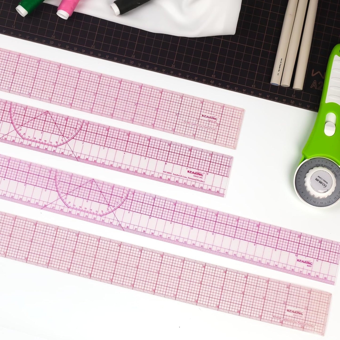 Clear Sewing Graph Ruler, Fashion Design Ruler