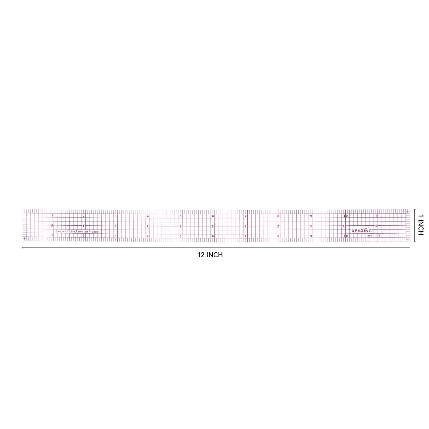 Clear Sewing Graph Ruler, Fashion Design Ruler