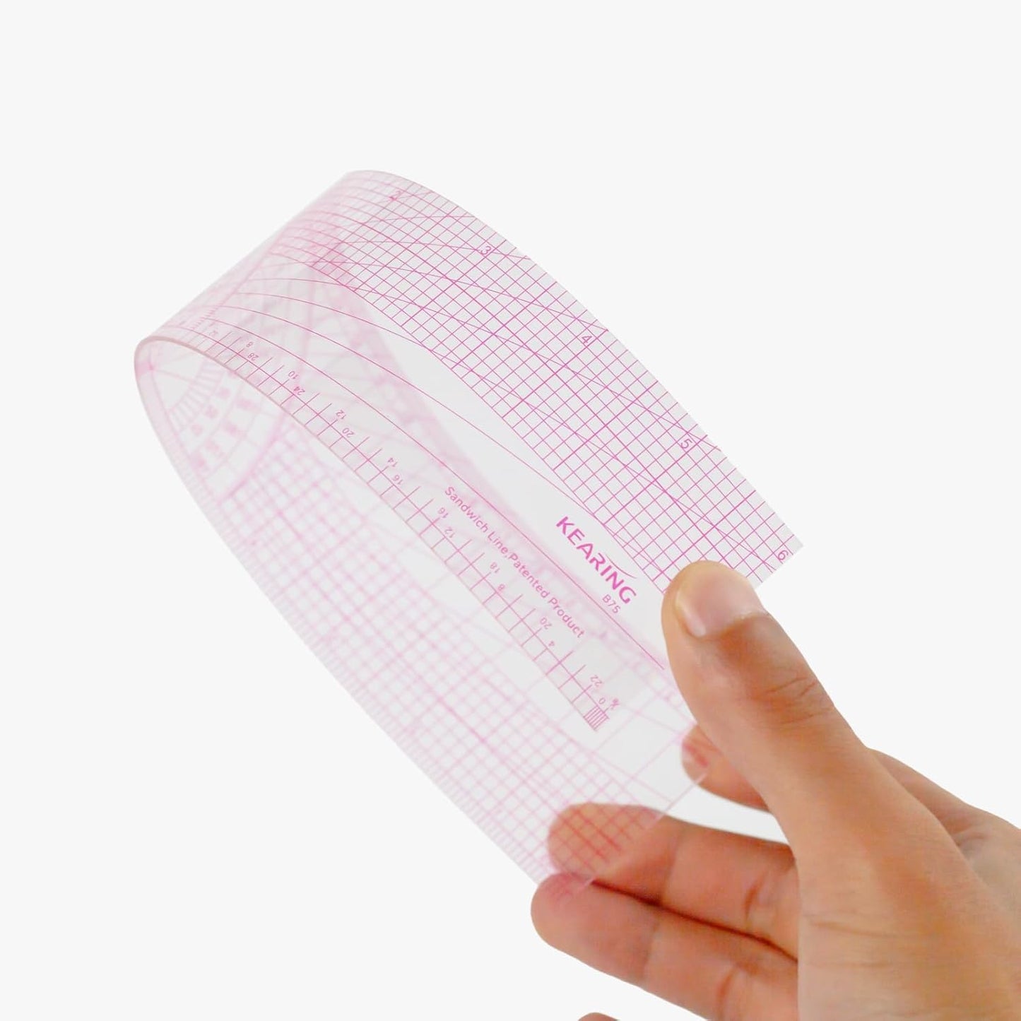 Pattern Grading Sewing Ruler, Dual Imperial and Metric Markings