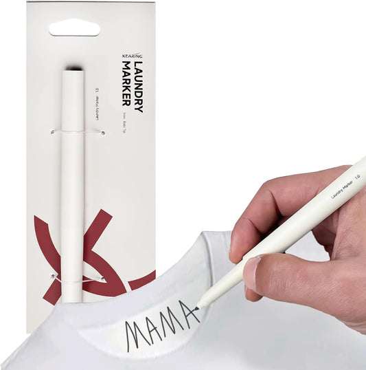 Laundry Fabric Marker - Permanent, Non-Toxic, Wash-Safe Laundry & Clothing Label Pen