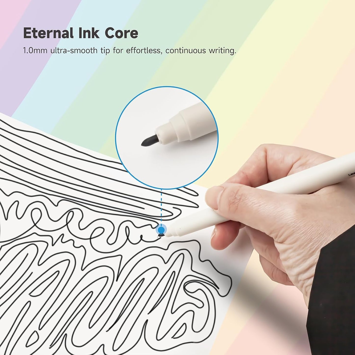 Laundry Fabric Marker - Permanent, Non-Toxic, Wash-Safe Laundry & Clothing Label Pen