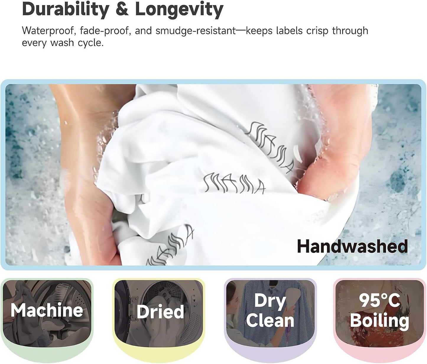Laundry Fabric Marker - Permanent, Non-Toxic, Wash-Safe Laundry & Clothing Label Pen