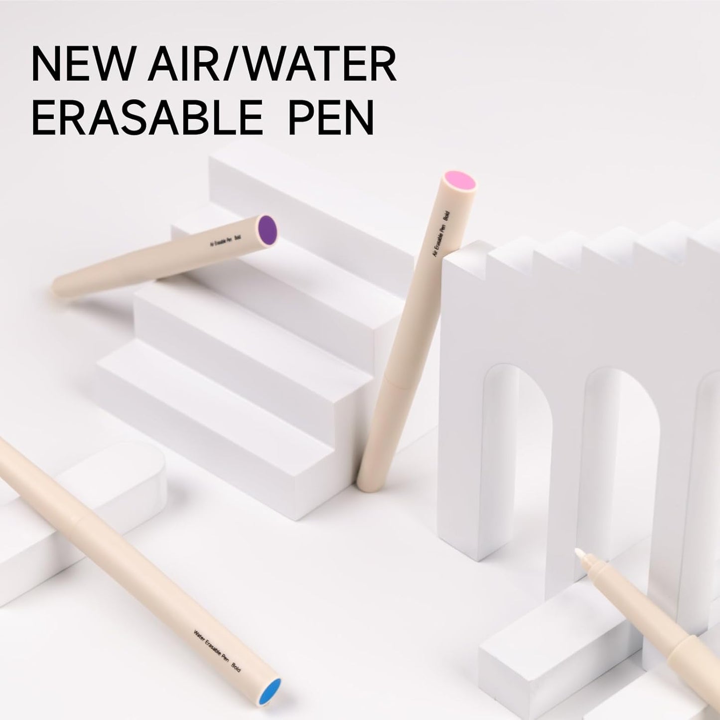 White Water Erasable Marking Pen for Fabric, Smooth Touch Disappearing Ink
