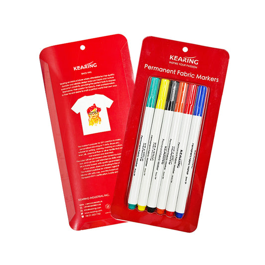 Permanent DIY Fabric Marker Set - Assorted