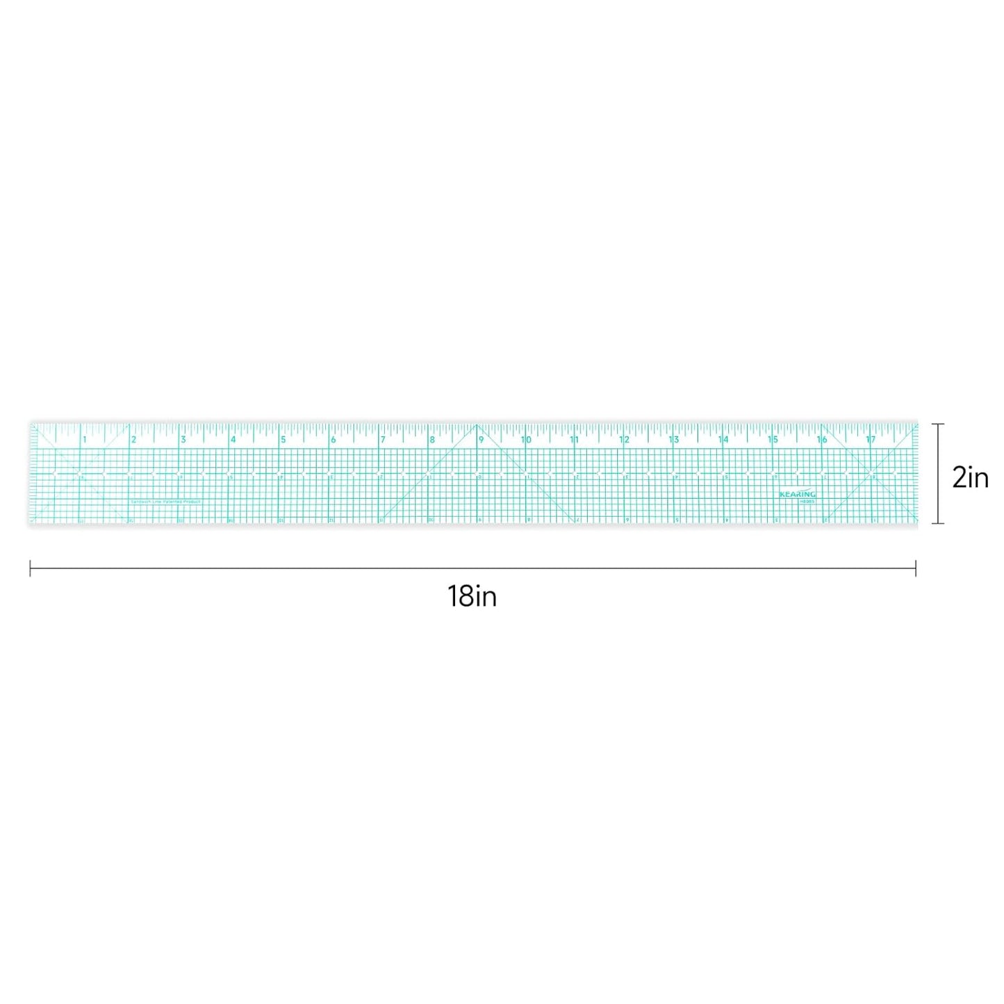 Clear Sewing Graph Ruler, Fashion Design Ruler