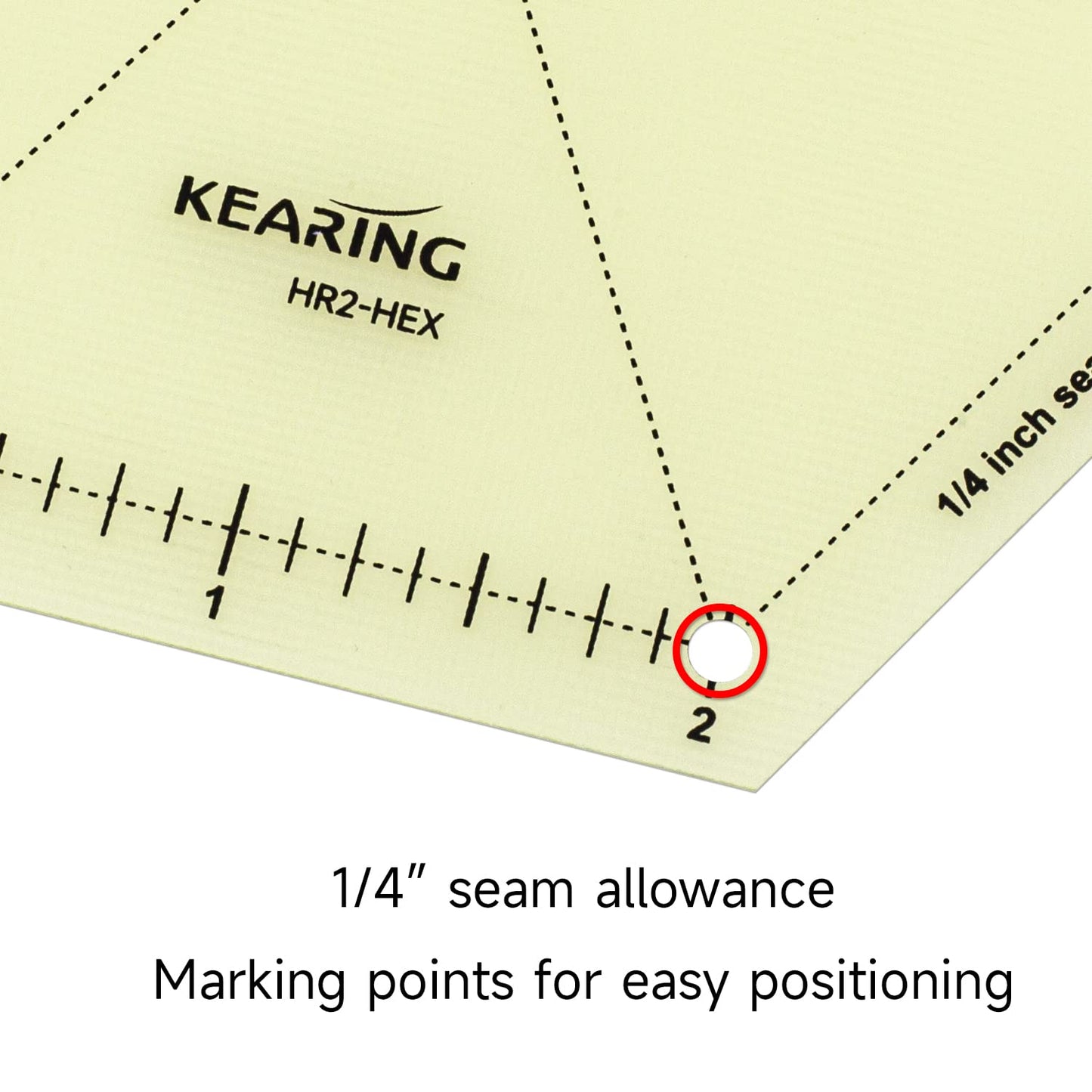 Hot Hem Ruler Template Set 5 Piece, Patented Heat Resistant Non-Slip