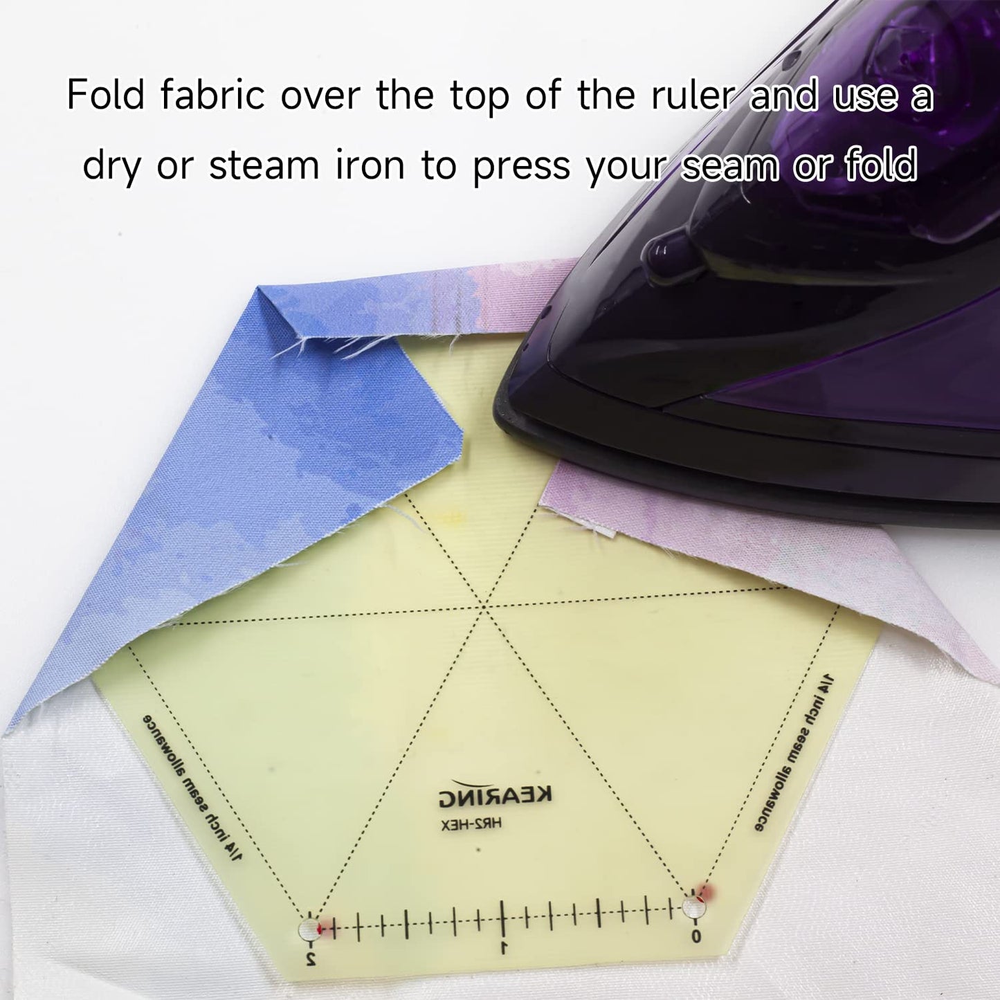 Hot Hem Ruler Template Set 5 Piece, Patented Heat Resistant Non-Slip