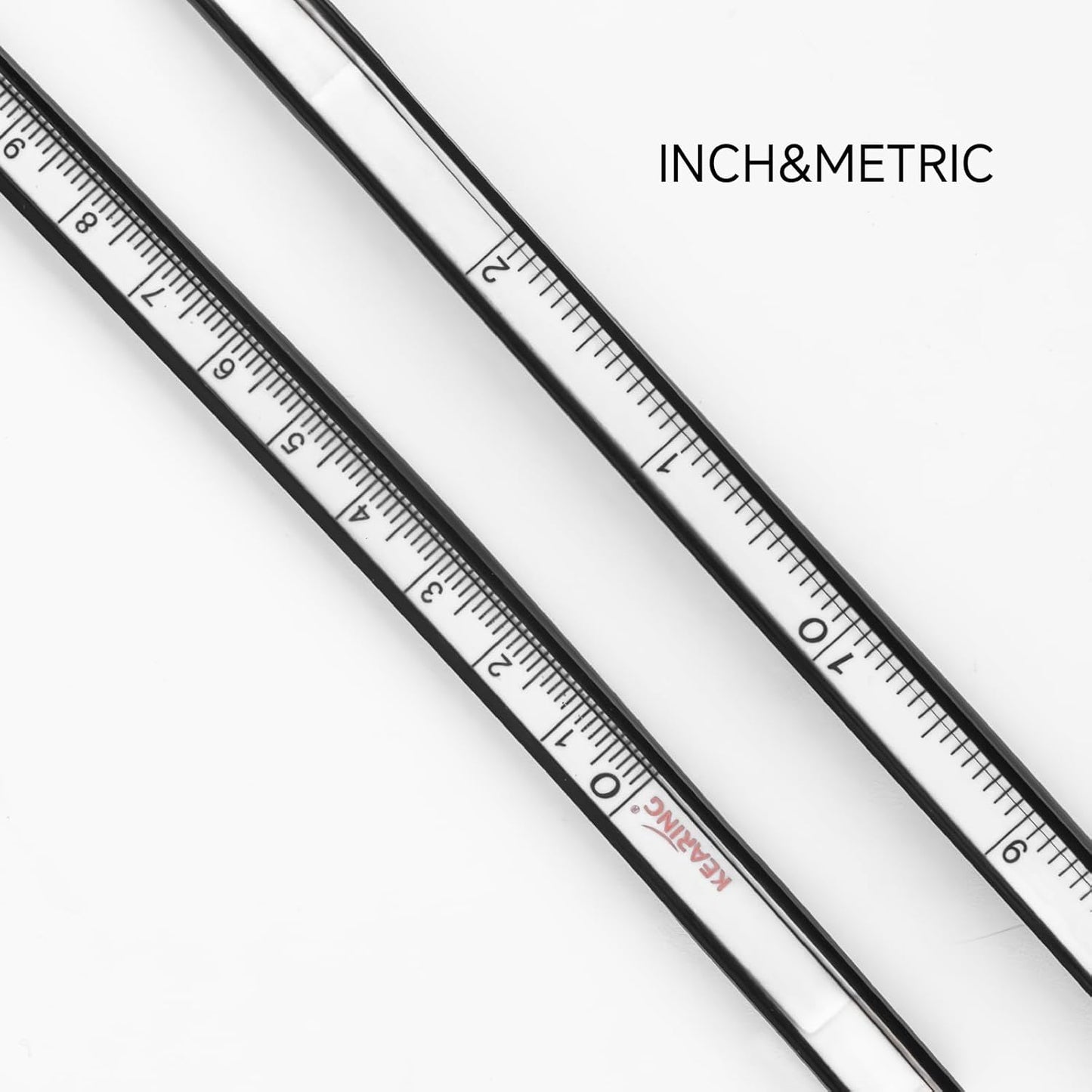 Kearing Flexible Curve Ruler, Bendable Rulers for Engineering Drawing, Sewing