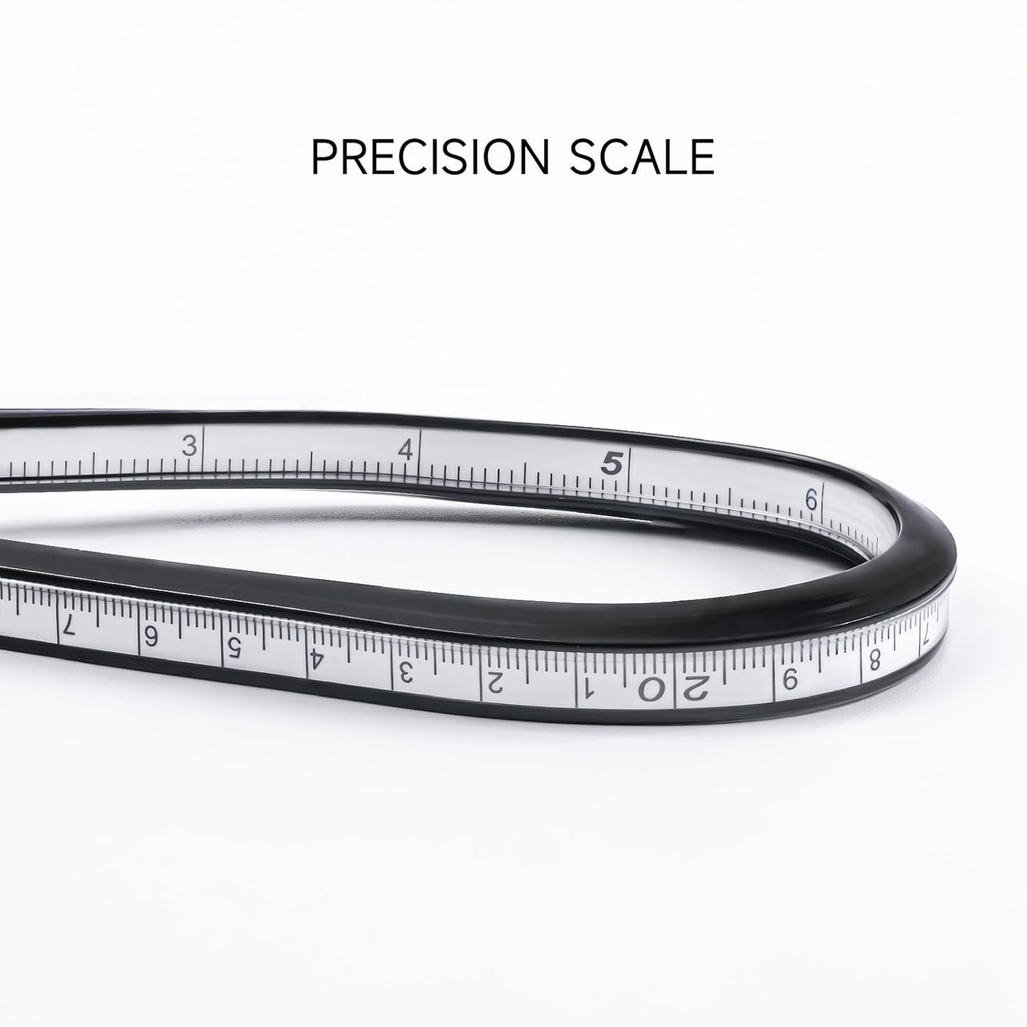 Kearing Flexible Curve Ruler, Bendable Rulers for Engineering Drawing, Sewing