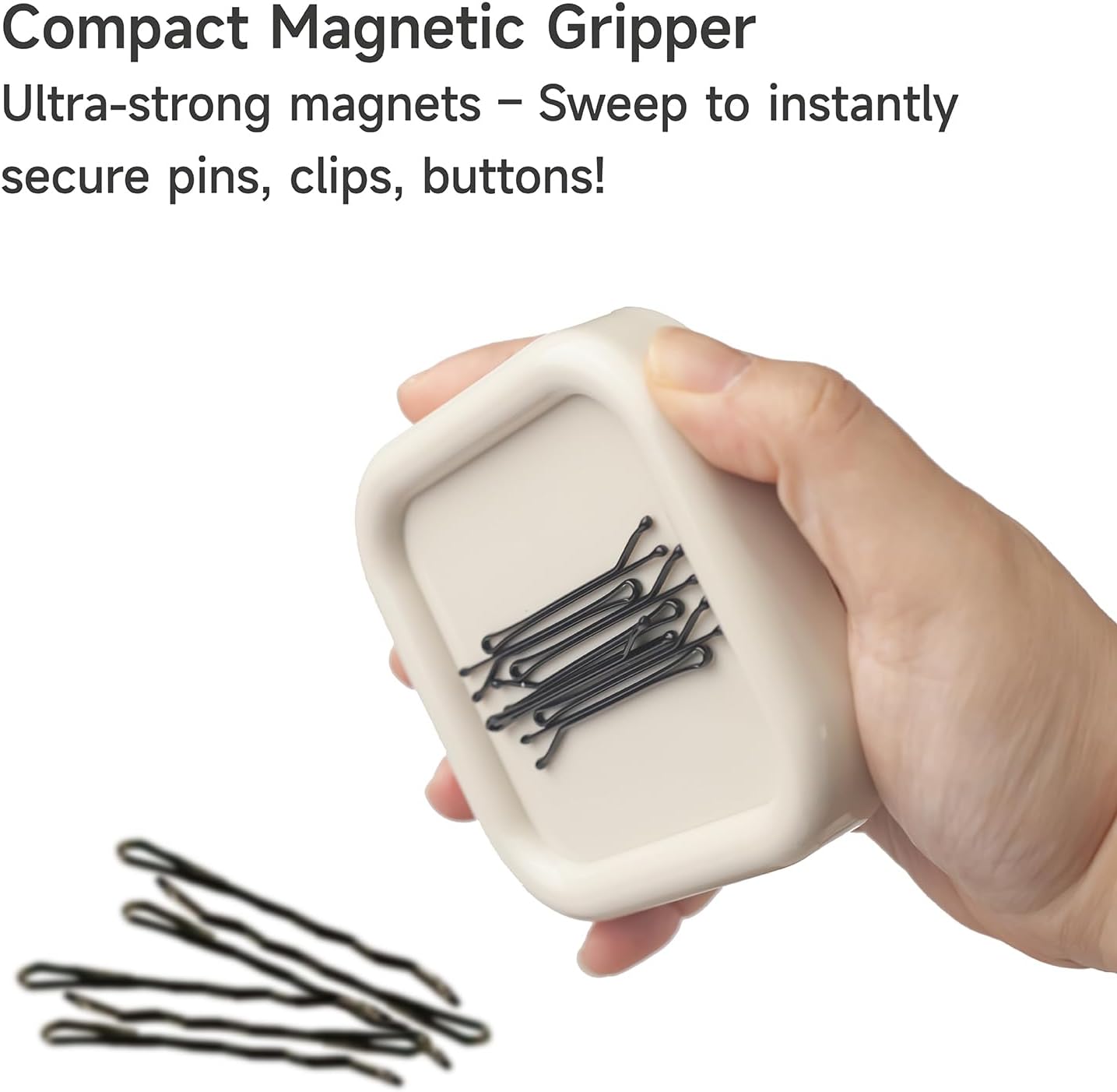 Square Magnetic Pin Cushion - 3.3" x 3.3"