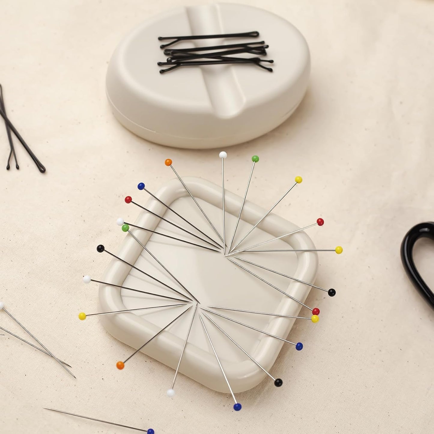 Square Magnetic Pin Cushion - 3.3" x 3.3"