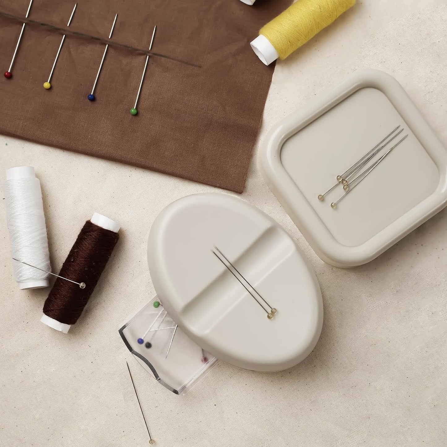 Square Magnetic Pin Cushion - 3.3" x 3.3"