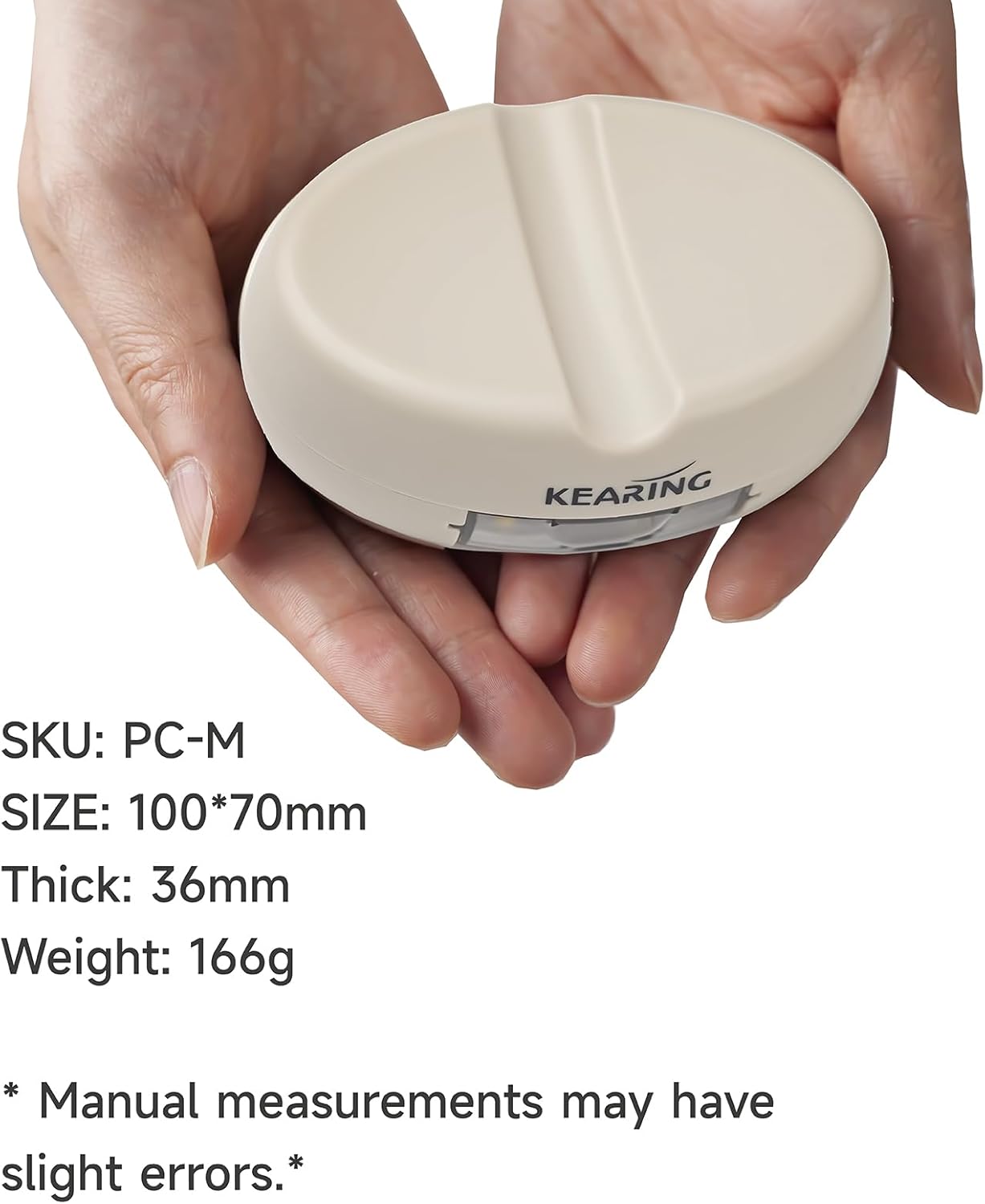 Oval Magnetic Pin Cushion with Needle Drawer