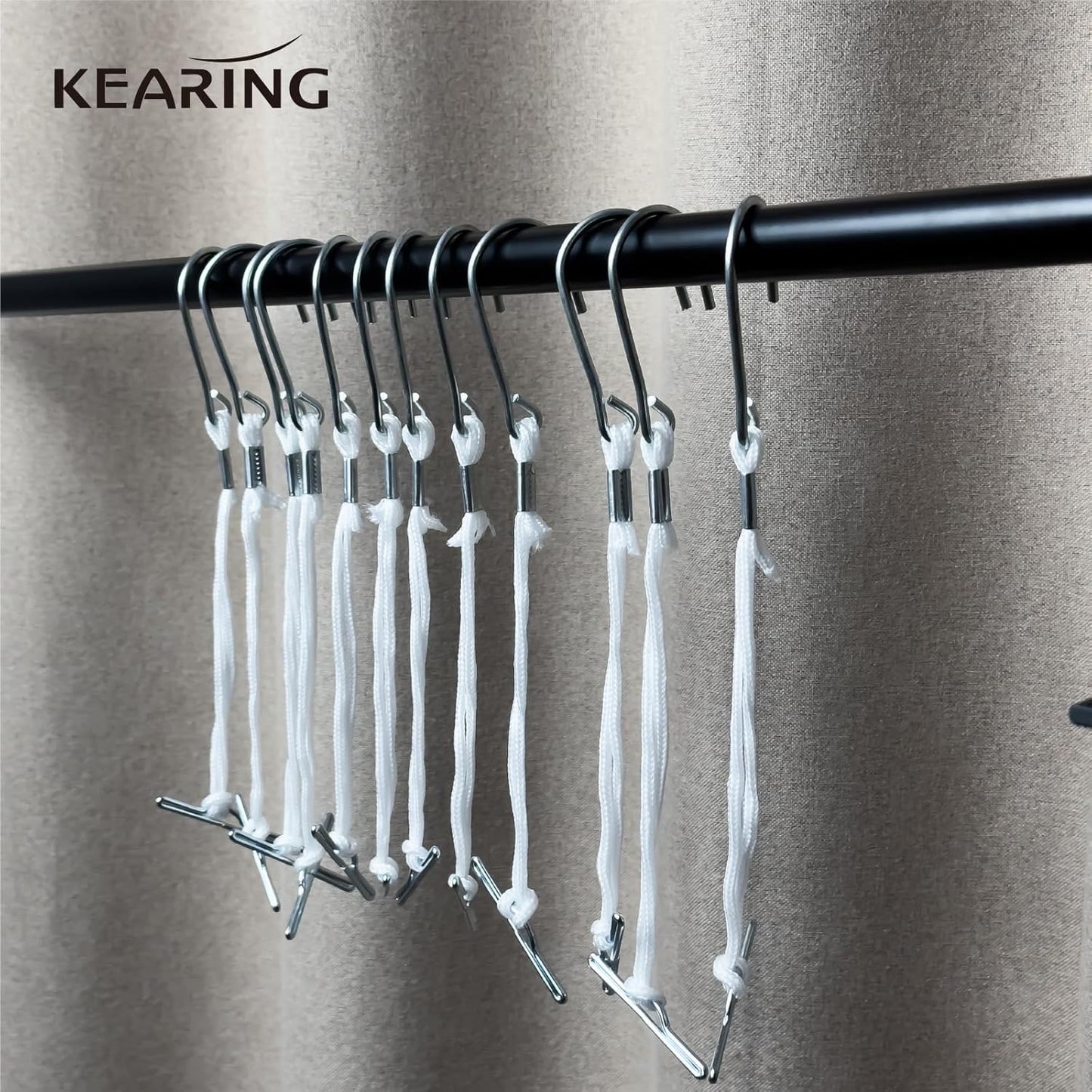 Kearing Pattern Hooks for Sewing Pattern Storage, Hardened Steel Hooks