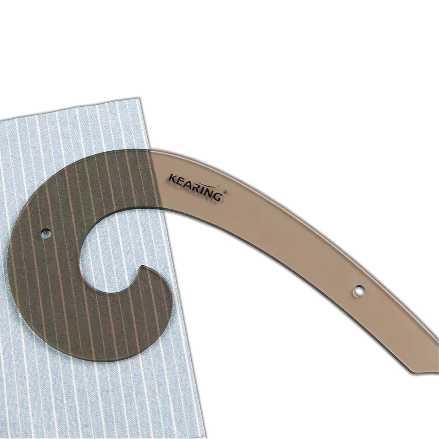 Comma Shaped French Curve Ruler, No Measurements, 9"