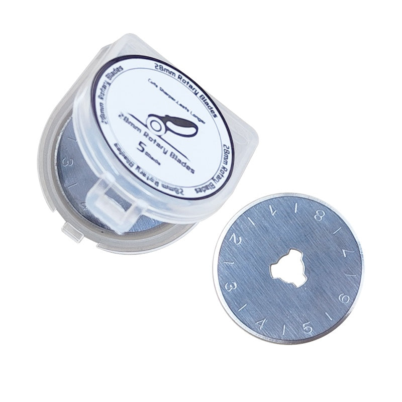 Rotary Cutter Replacement Blades, 28mm, 45mm or 60mm - 5 Pack