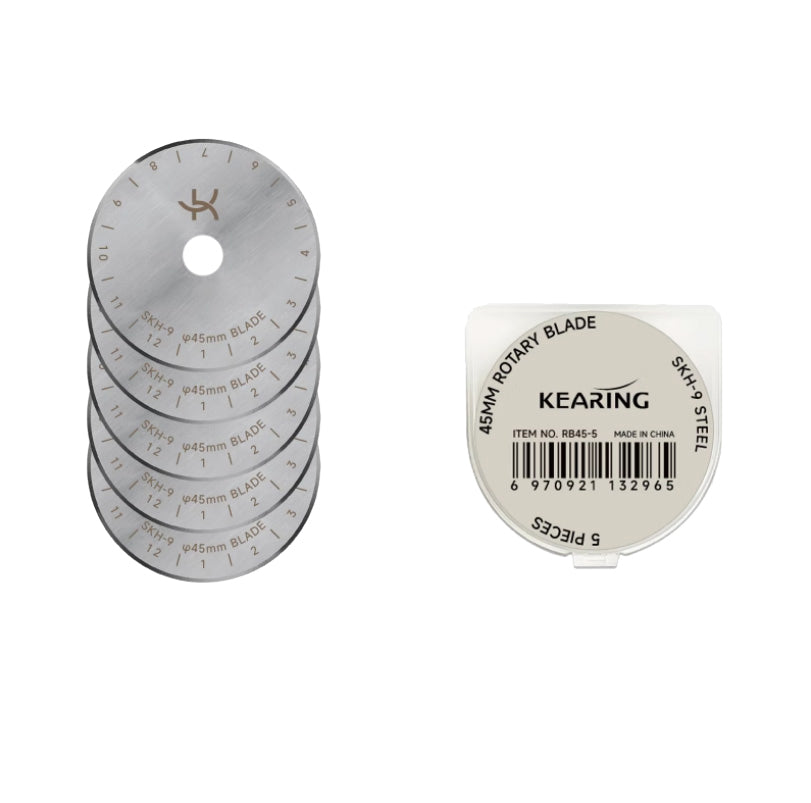 Rotary Cutter Replacement Blades, 28mm, 45mm or 60mm - 5 Pack