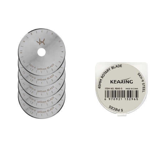 Rotary Cutter Replacement Blades, 28mm, 45mm or 60mm - 5 Pack
