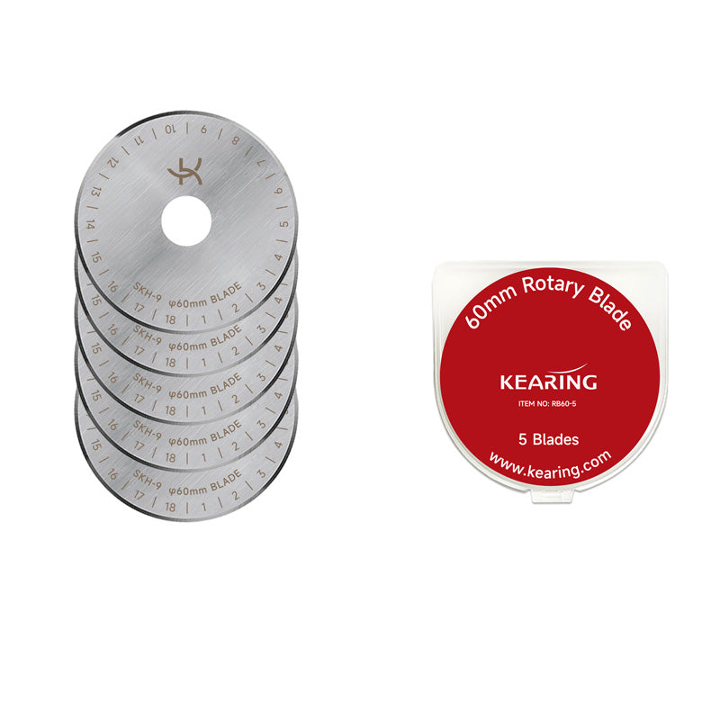 Rotary Cutter Replacement Blades, 28mm, 45mm or 60mm - 5 Pack