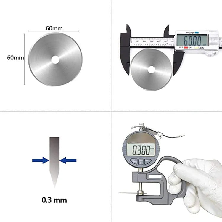 Rotary Cutter Replacement Blades, 28mm, 45mm or 60mm - 5 Pack