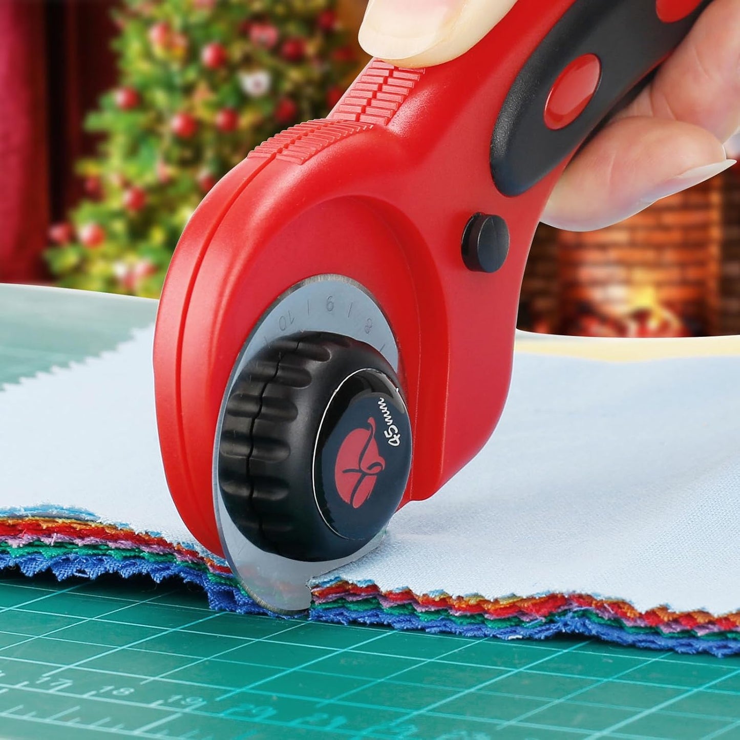 45mm Rotary Cutter Blades, 5 Pack, Steel Rotary Cutter Blade Replacements