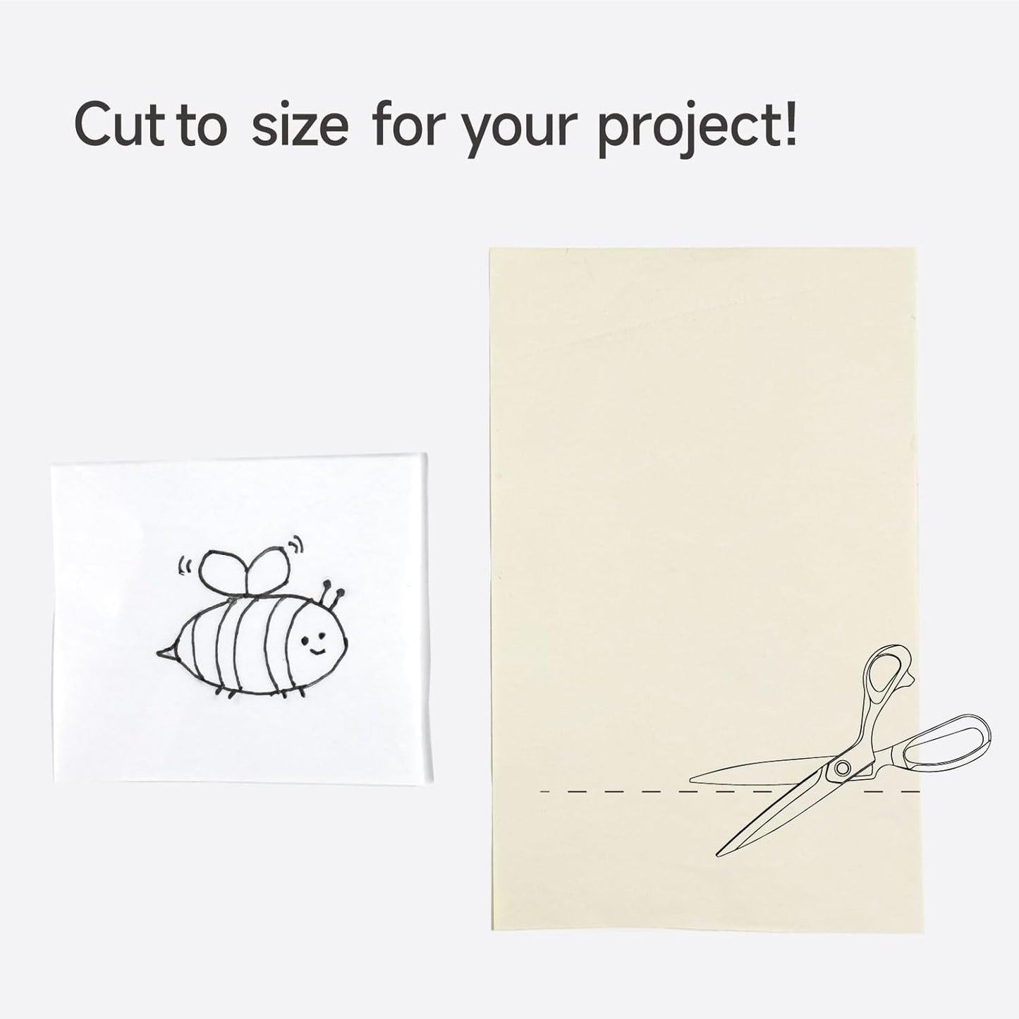 Dressmakers Tracing Paper Yellow and White, Large Sized 32" x 22"