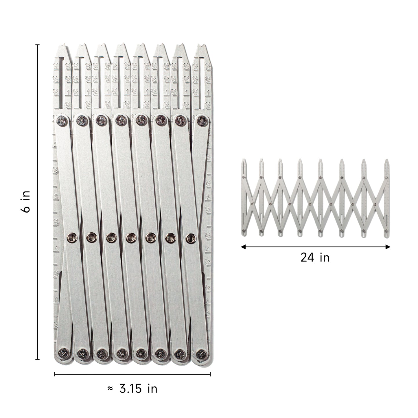 Kearing® Expanding Sewing Gauge - 24"