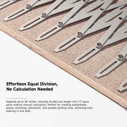 Kearing® Expanding Sewing Gauge - 24"