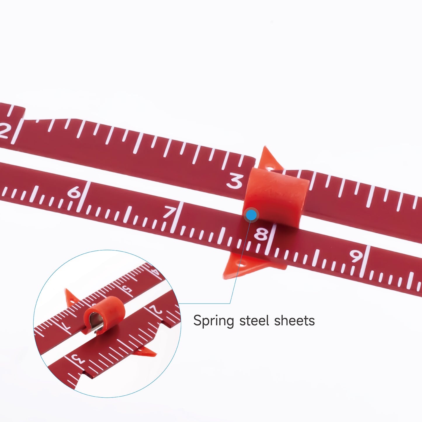 Sliding Marker Sewing Gauge for Hems, Tucks, Pleats, Buttonholes - 6" or 7"