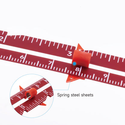 Sliding Marker Sewing Gauge for Hems, Tucks, Pleats, Buttonholes - 6" or 7"