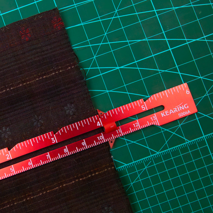 Sliding Marker Sewing Gauge for Hems, Tucks, Pleats, Buttonholes - 6" or 7"