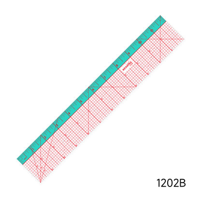 Kearing® Dual-Color Non-Slip Pattern Grading Ruler