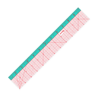 Kearing® Dual-Color Non-Slip Pattern Grading Ruler