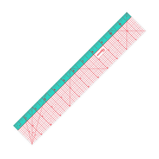 Kearing® Dual-Color Non-Slip Pattern Grading Ruler