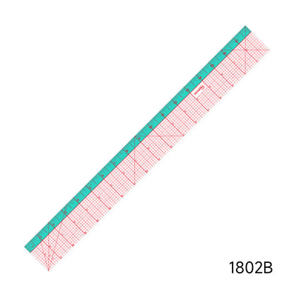 Kearing® Dual-Color Non-Slip Pattern Grading Ruler